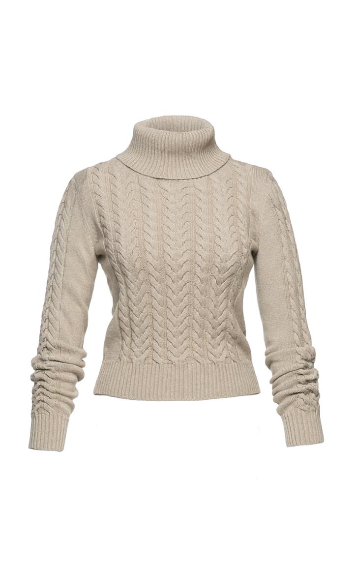 Lena Hoschek Stanley Cable Knit Turtleneck