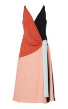 Christian Siriano Color-blocked Dress