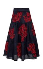 Moda Operandi Agua By Agua Bendita Anis Erizos Midi Skirt Size: Xs