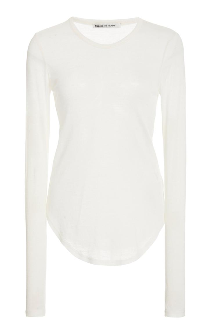 Frances De Lourdes Romy Long Sleeve Slim Tee