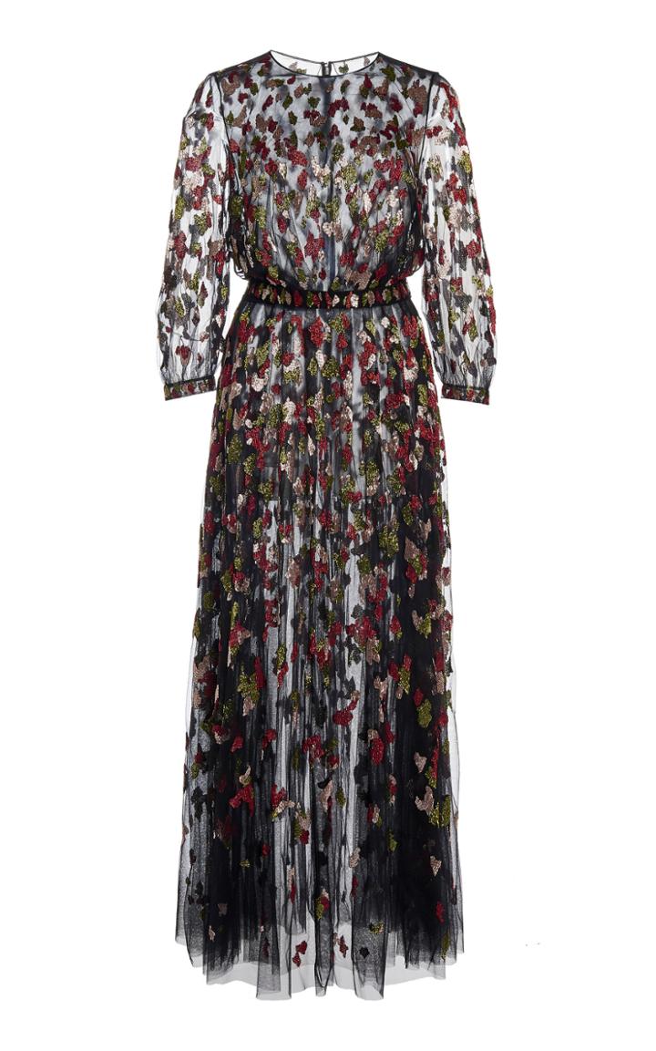 Moda Operandi Ralph & Russo Embroidered Sheer Tulle Dress