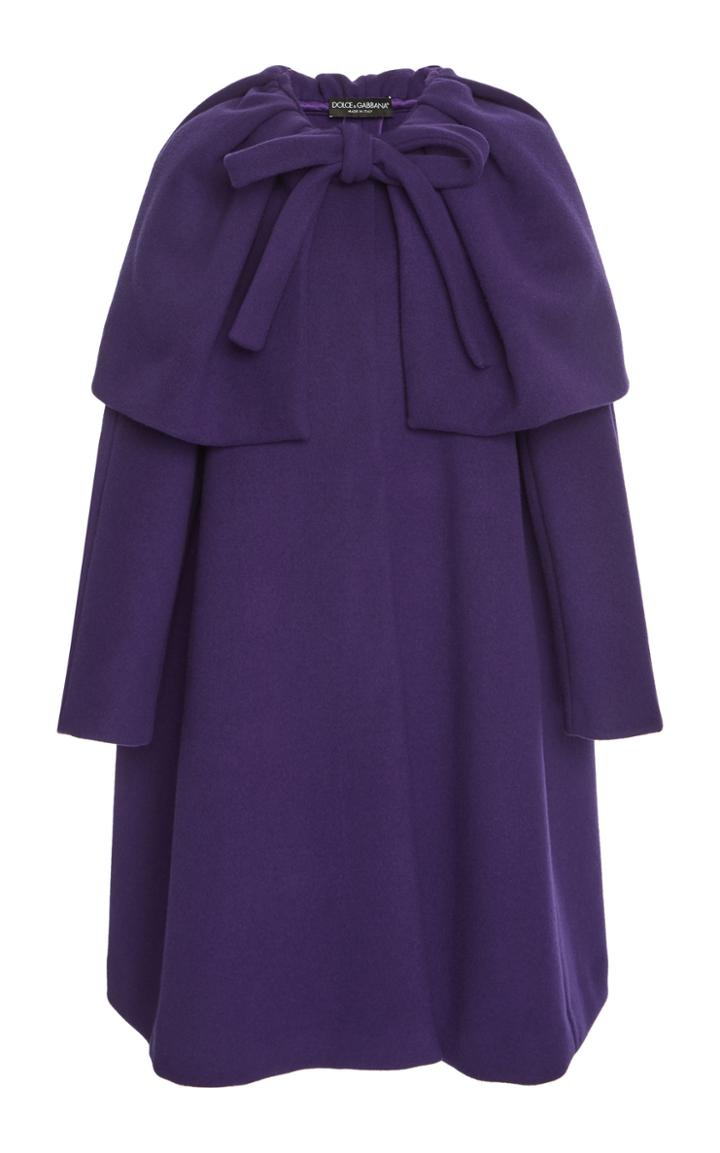 Dolce & Gabbana Cape Wool-blend Coat