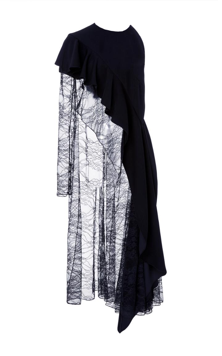 Adeam Asymmetrical Lace Top