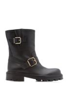 Jimmy Choo Youth Ii Buckle-detailed Leather Boots