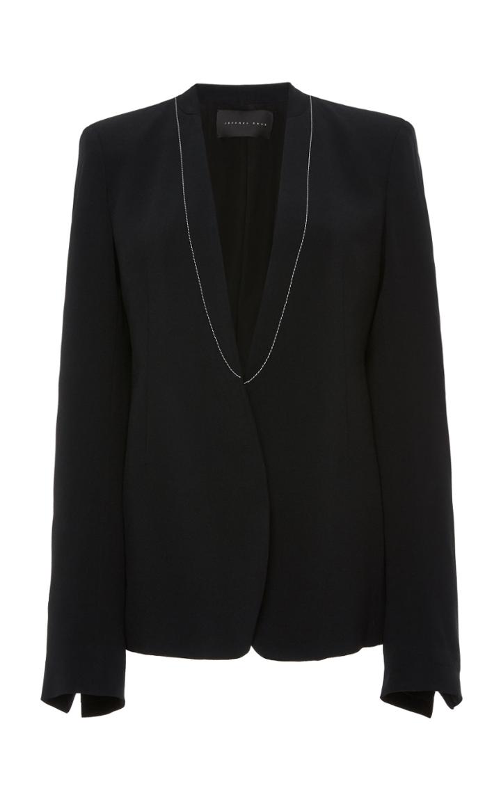 Jeffrey Dodd Contrast Topstitch Jacket