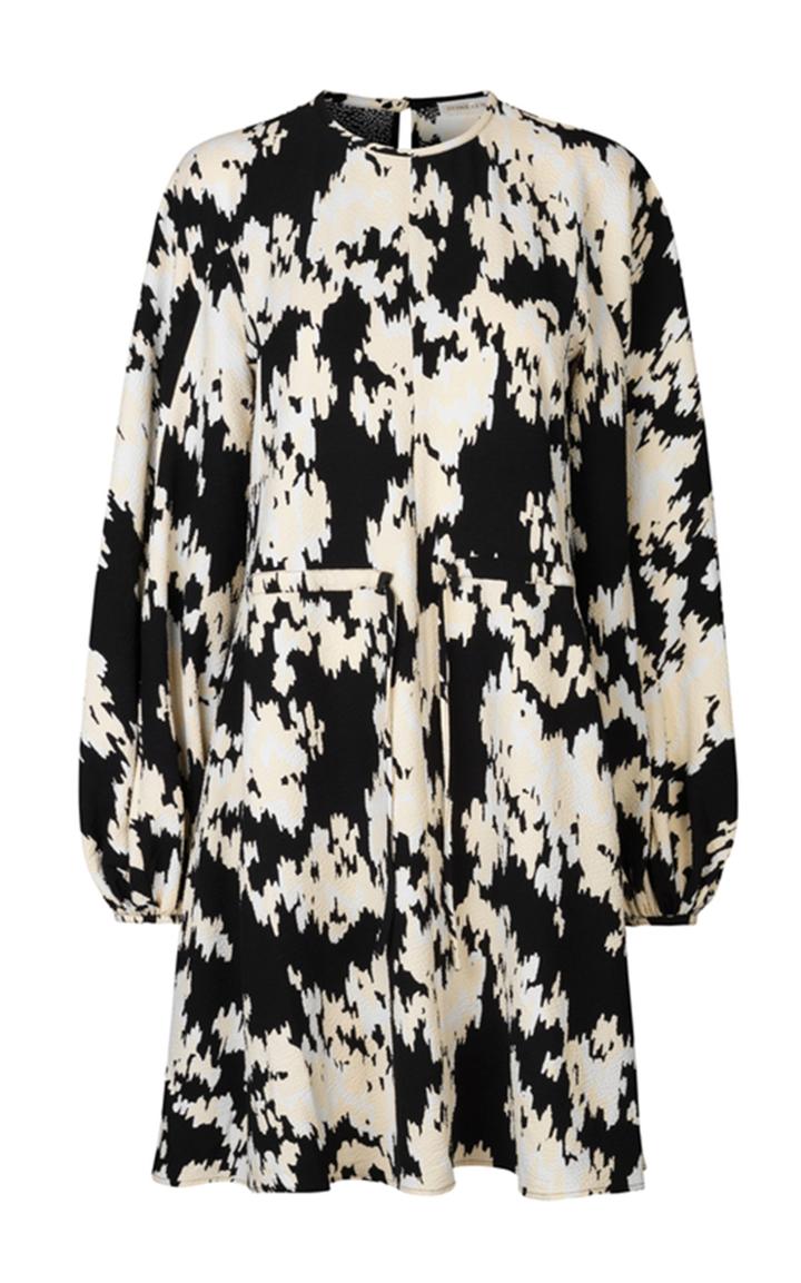 Moda Operandi Stine Goya Mark Drawstring Floral Crepe Mini Dress