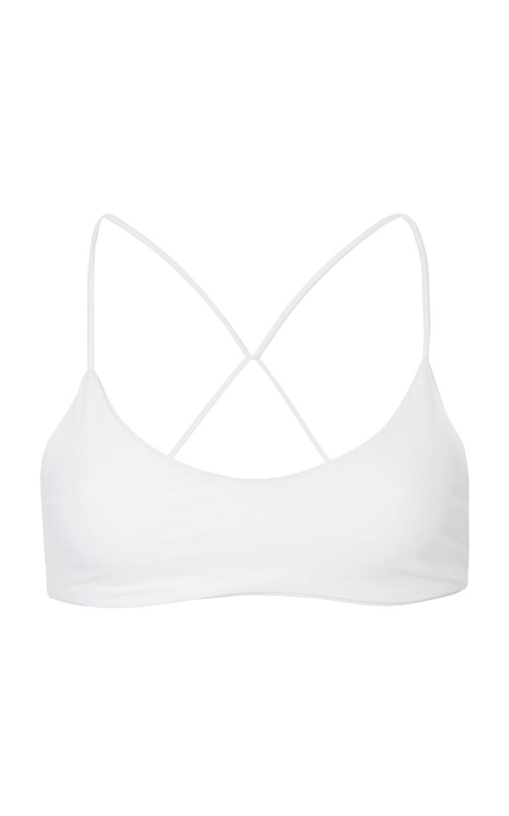 Jade Swim Links Cross Back Bikini Top
