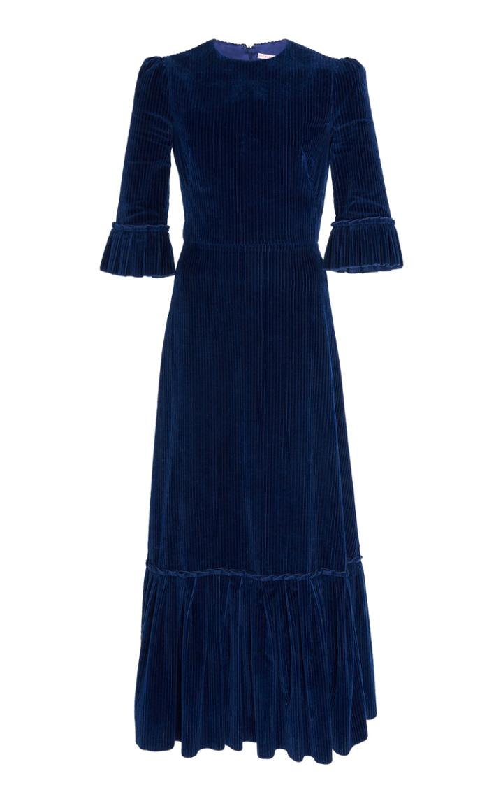 The Vampire's Wife Festival Corduroy Midi Dress