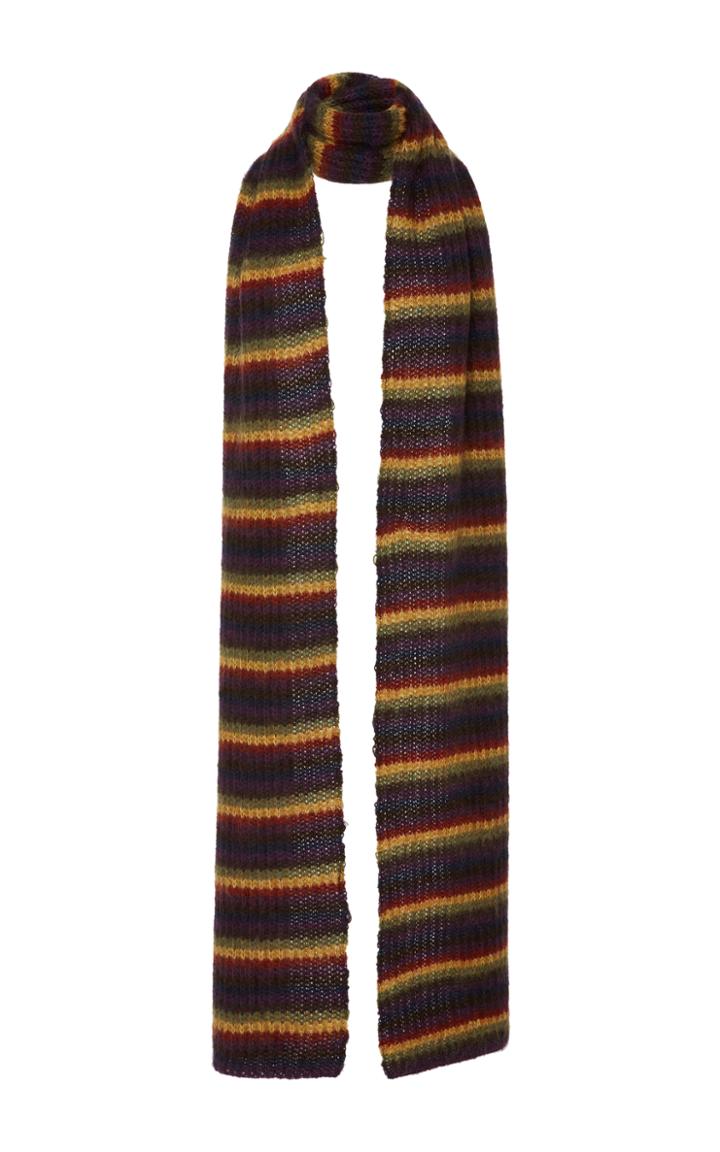 Tak.ori Tak. Ori Striped Mohair Scarf