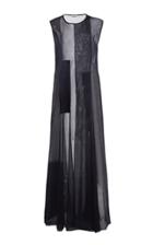 Moda Operandi Jil Sander Sleeveless Silk Maxi Dress