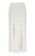 Christopher Esber Pleated Stretch-knit Midi Skirt Size: Xs