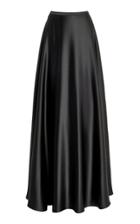 Moda Operandi Costarellos Audry Crepe Satin A-line Floor-length Skirt