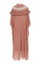 Ryan Roche Crochet Detail Knit Caftan