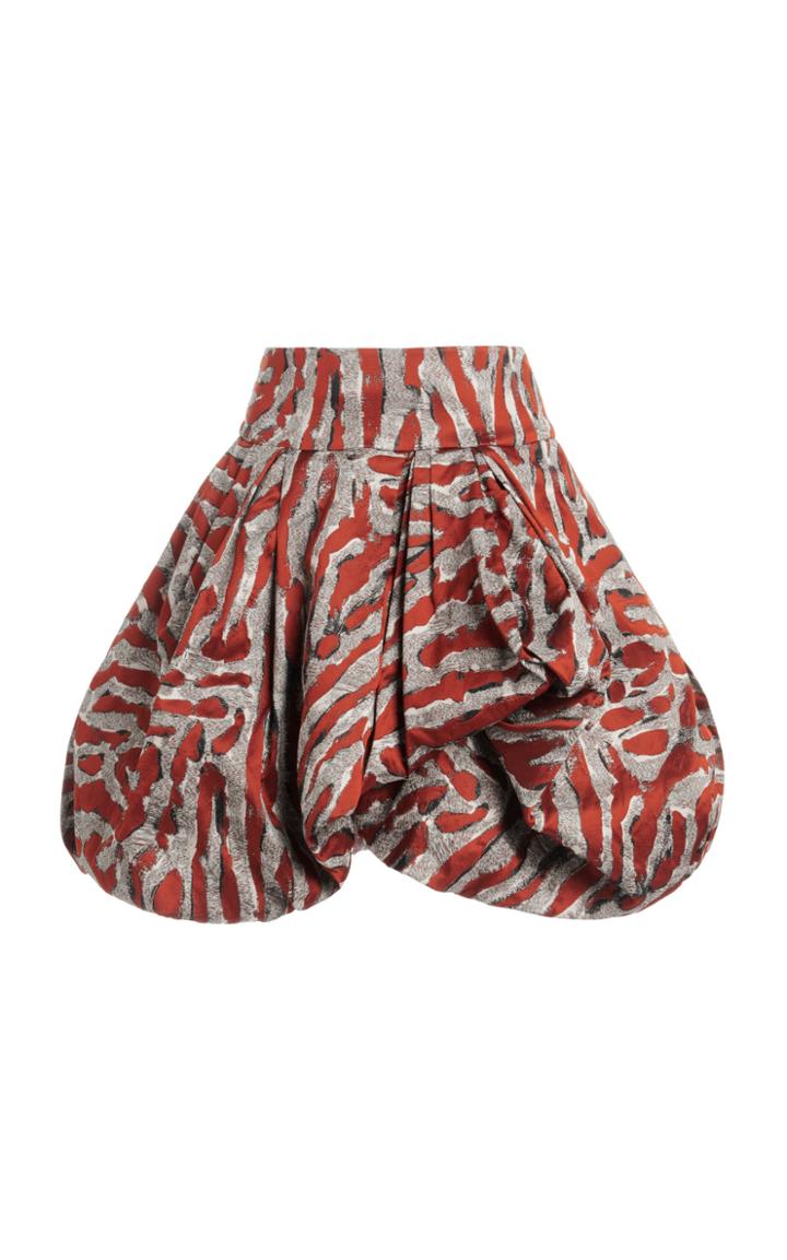 Moda Operandi Alexandre Blanc Zebra Jacquard Bubble Skirt