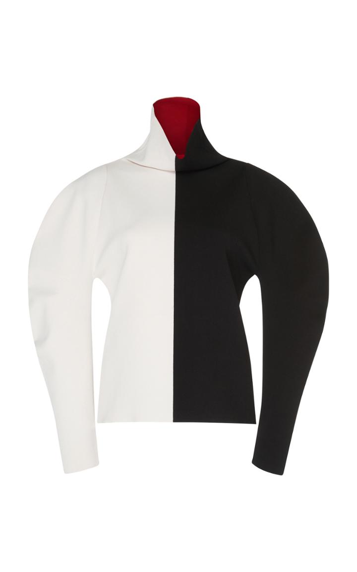 Haider Ackermann Contrast Turtleneck Top