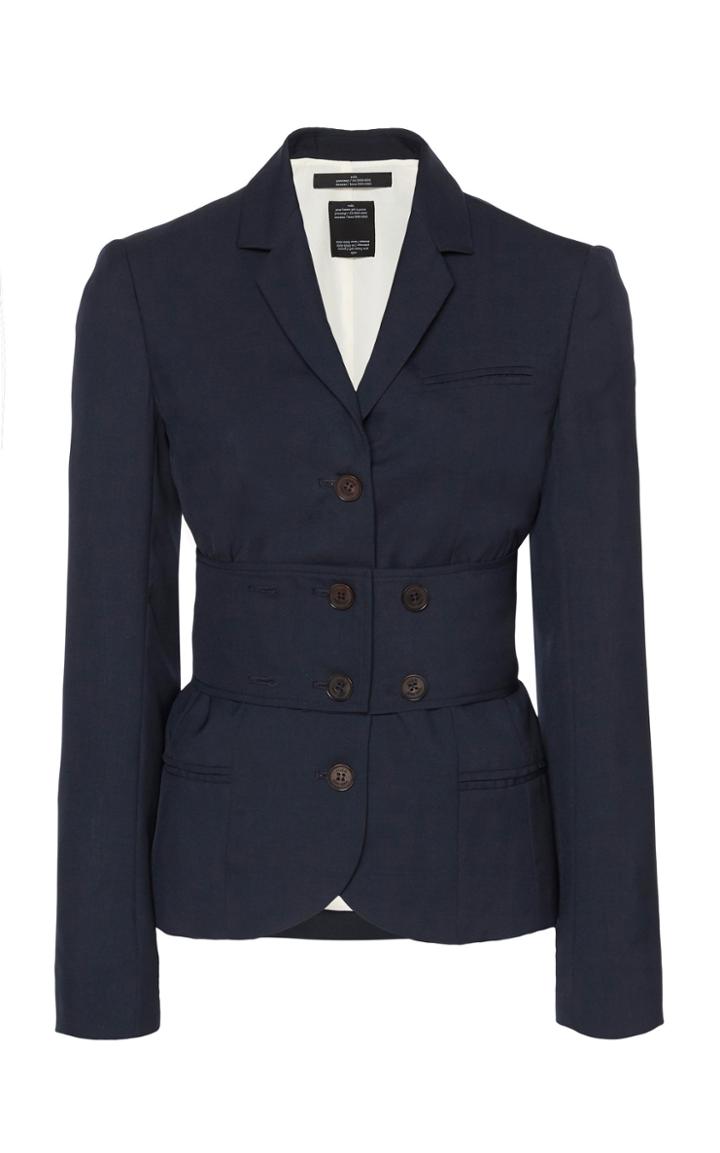 Moda Operandi Rokh Belted Cady Blazer Size: 32