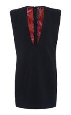 Moda Operandi Versace Sleeveless V-neck Crepe Dress Size: 36