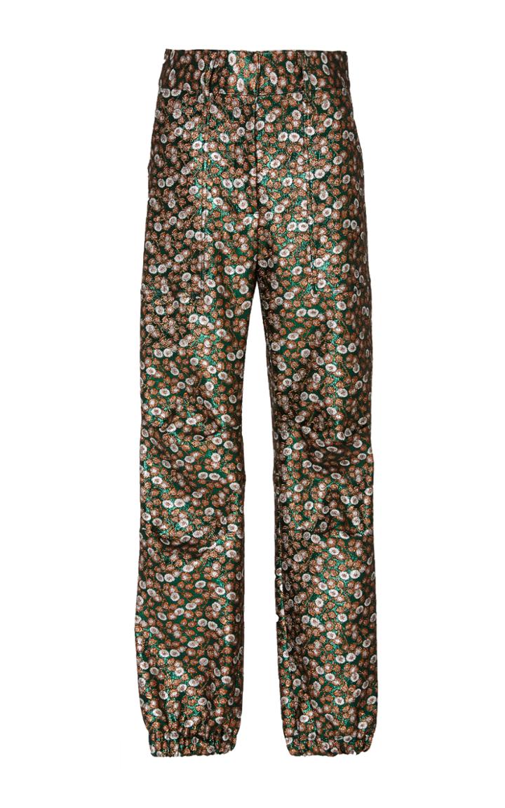 Sea Floral Lam Track Pant