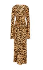 Diane Von Furstenberg Long Sleeve Woven Wrap Dress