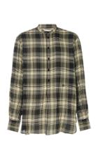 Rochas Pelagia Plaid Wool And Cotton-blend Shirt