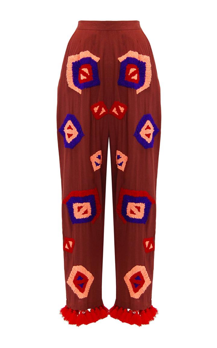 Mochi Fina Embroidered Pants
