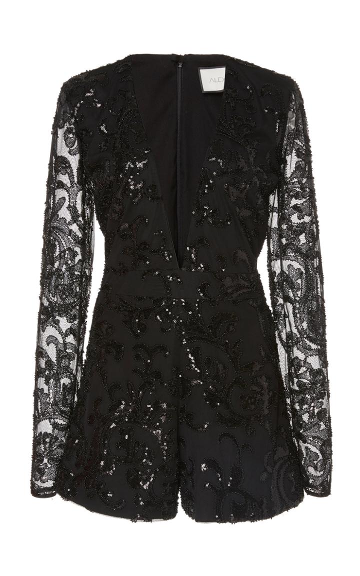 Alexis Riso Sequined Lace Jumpsuit