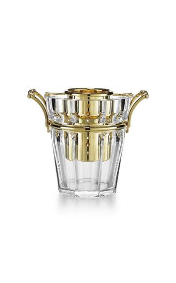 Baccarat Harcourt Gold-trimmed Crystal Champagne Bucket
