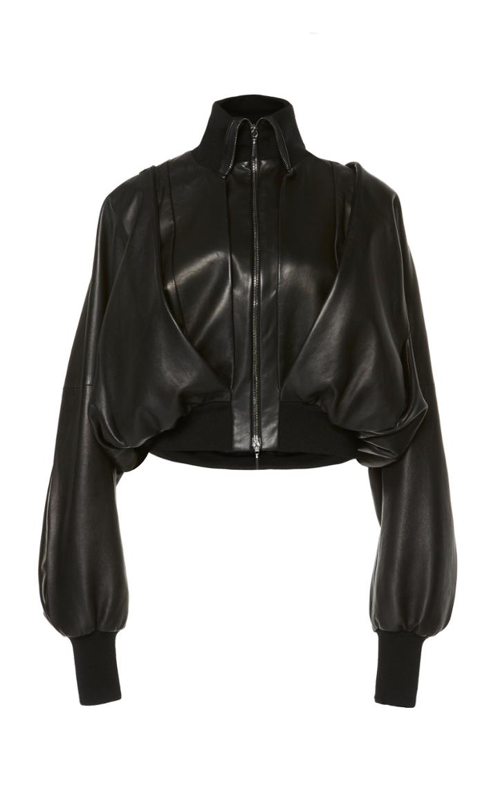 Poiret Leather Bomber Jacket