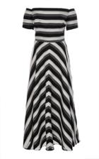 Lela Rose Off The Shoulder Full Skirt Dress