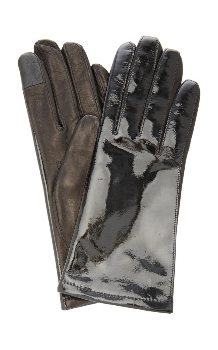 Maison Fabre Patent Leather Gloves