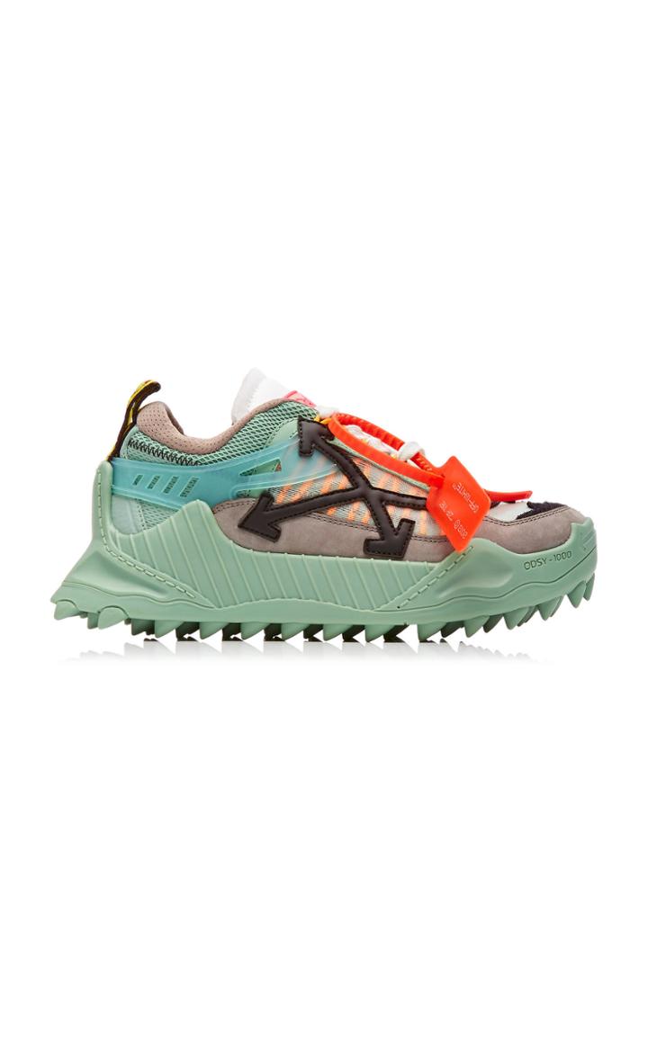 Off-white C/o Virgil Abloh Mesh, Suede And Rubber Sneakers Size: 40
