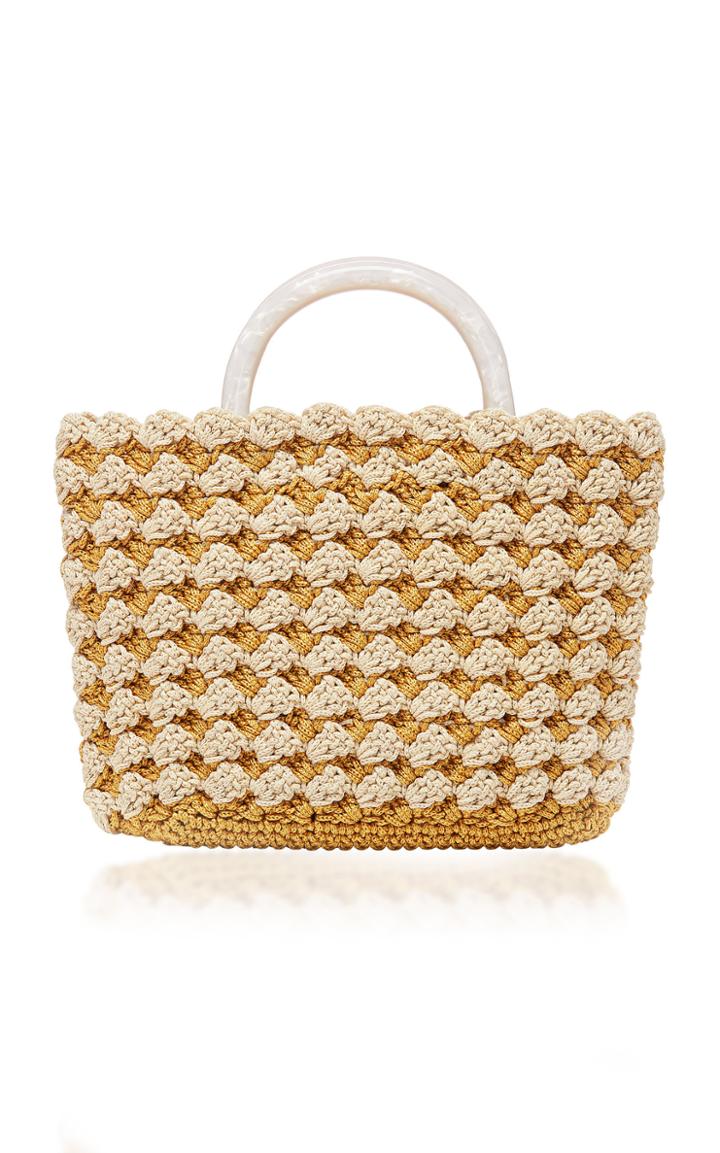 Loeffler Randall Audrey Crochet Tote