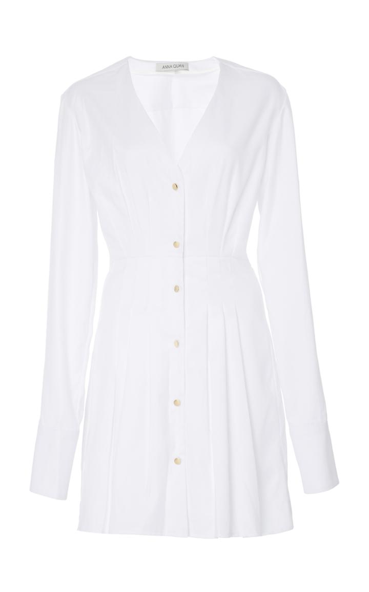 Anna Quan Harper Mini Button Dress