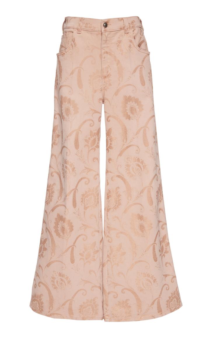 Etro Brocade Flared Jeans