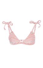 Mara Hoffman Striped Triangle Bikini Top
