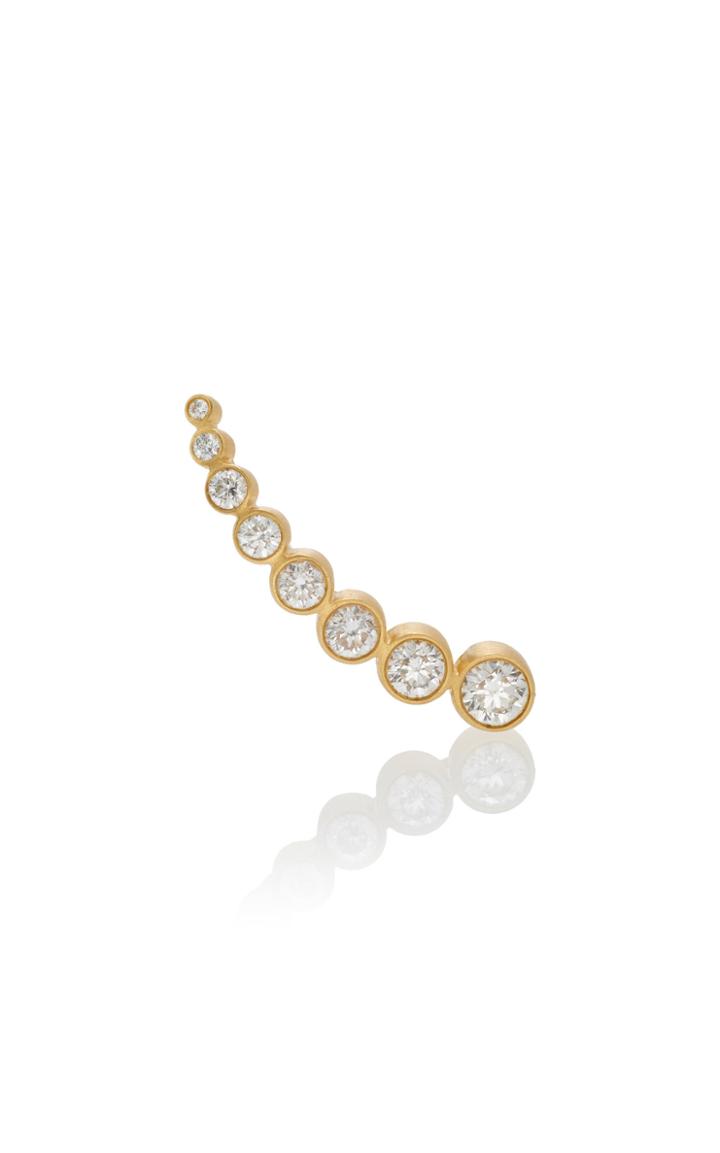 Sophie Bille Brahe Single Croissant Claire Earring