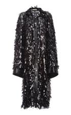 Christopher Kane Embroidered Paillette Fringed Coat