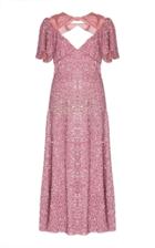 Markarian Ginger Sequin-embellished Silk Dress