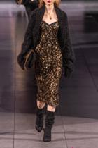 Moda Operandi Dolce & Gabbana Embellished Midi Dress