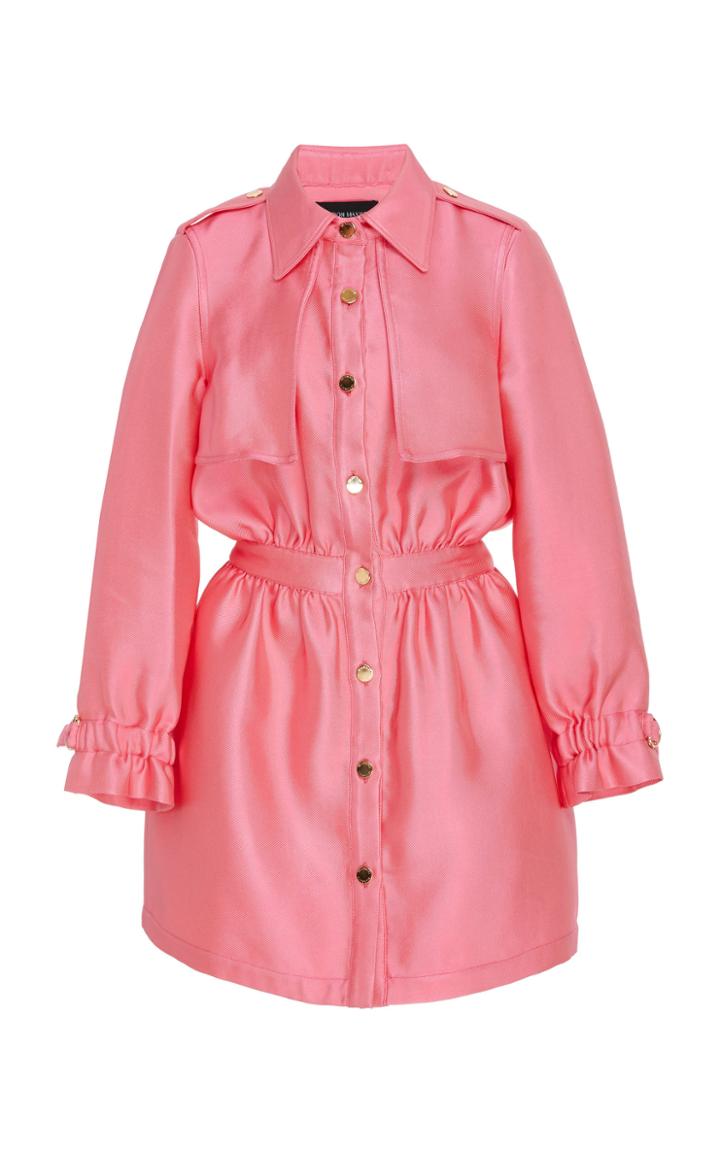 Moda Operandi Brandon Maxwell Mini Bubble Dress With Trench Details Size: 0