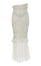 Brock Collection Odorous Ruched Chiffon Skirt