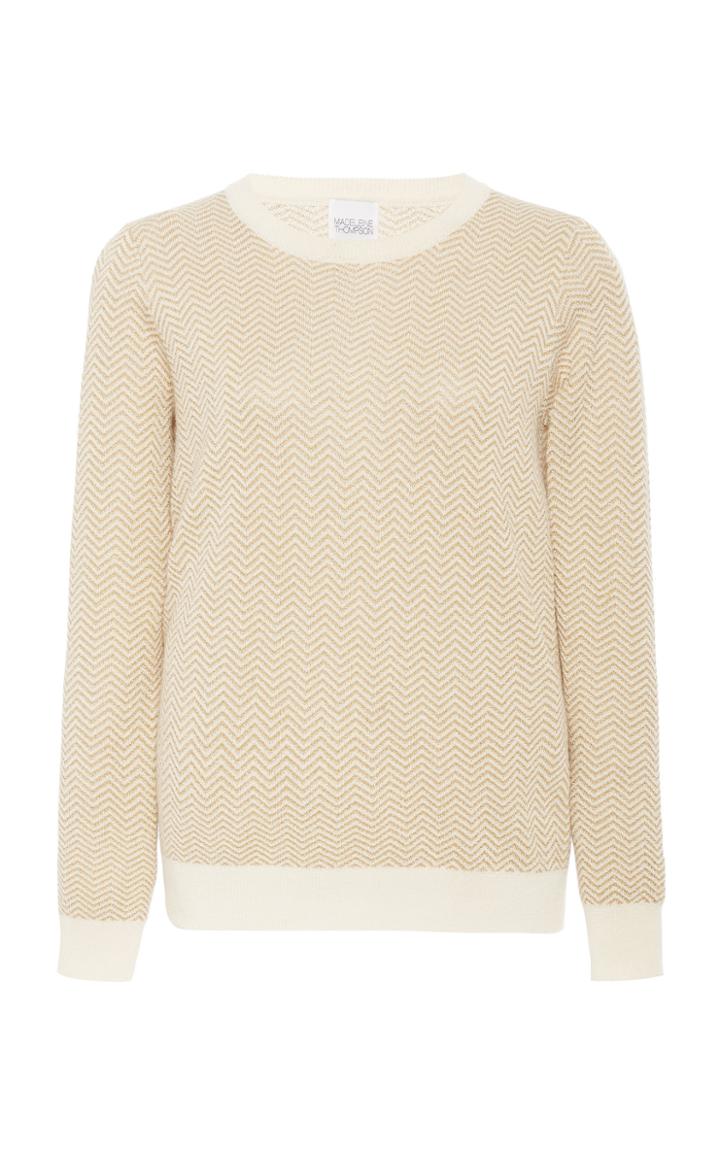 Moda Operandi Madeleine Thompson Goldspur Cashmere-silk Sweater Size: M