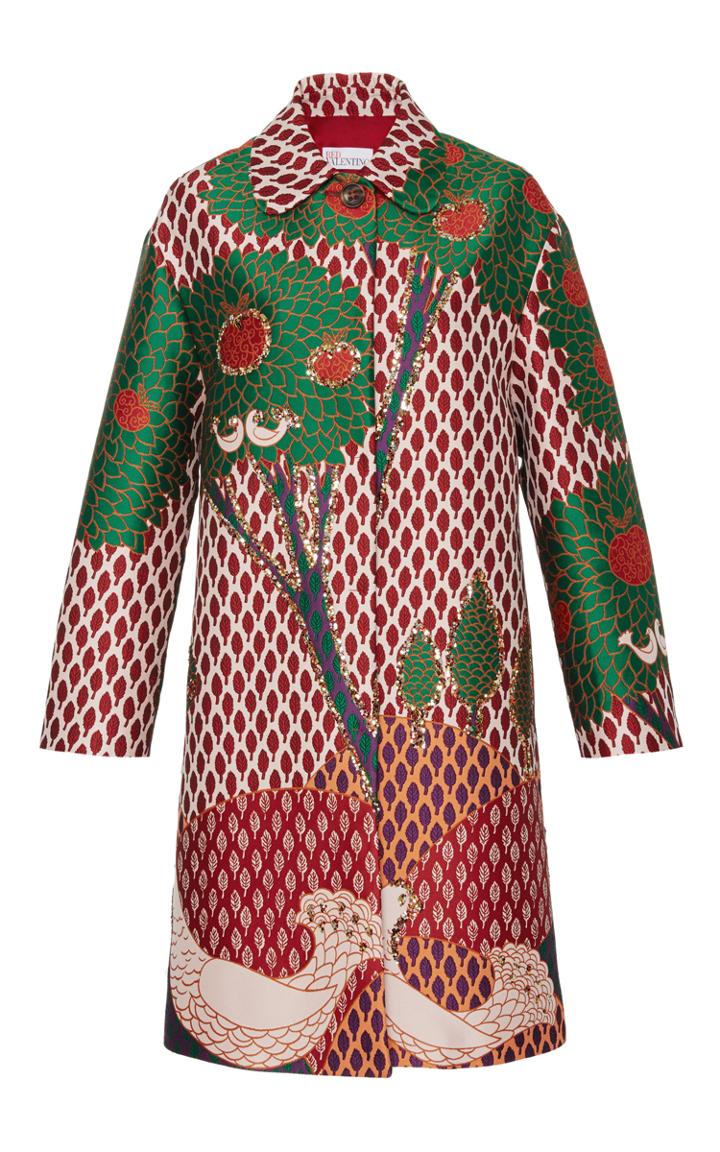 Red Valentino Embellished Coat