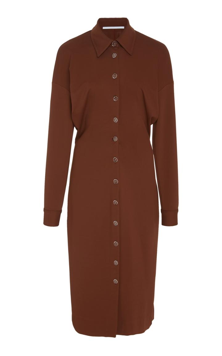 Rosetta Getty Torqued Shirtdress