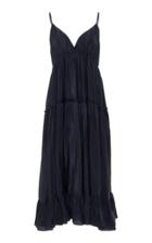 Loup Charmant Carino Tiered Silk Dress