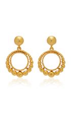 Oscar De La Renta Gold-tone Earrings
