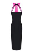 Rasario Bow-embellished Silk-blend Midi Dress Size: 34
