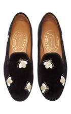 Stubbs & Wootton Bees Black Slipper