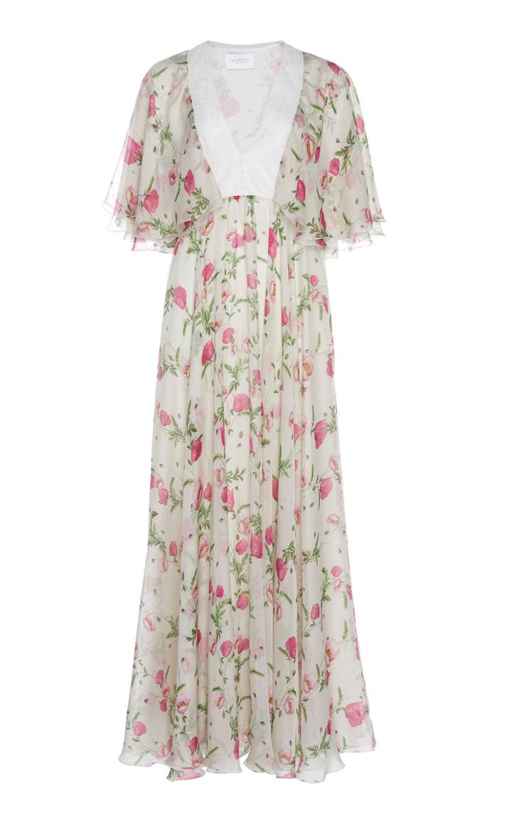Giambattista Valli Silk Floral Dress