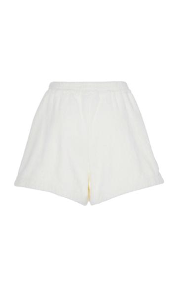 Terry High-rise Terry Shorts